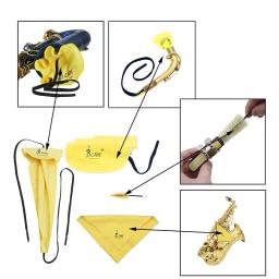 Kit de limpeza para saxofone, clarinete flauta, sax, obter a melhor limpeza, alta qualidade - Image 1