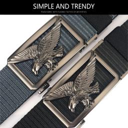 Tushi novo cinto tático para homens apertado grosso náilon casual cinto liga catraca fivela automática golfe edc cinto militar ao ar livre masculino - Image 4