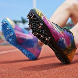 Tênis ultraleves para homens e mulheres, tênis esportivos de atletismo, tênis de atletismo, tênis de rastreamento suave, tênis de espiga - Image 3