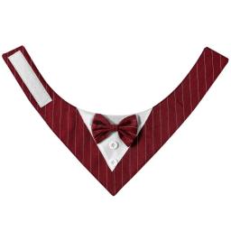 Terno de casamento britânico para cães, lenço cavalheiro, colar de gravata, toalha triangular de cão, toalha de saliva formal - Image 3