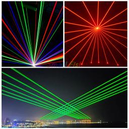 Projetor laser de animação ILDA profissional, DMX512 Beam Stage Lighting, RGB 30Kpps Scanning TTL para a indústria, lâmpada boate, 20W - Image 5