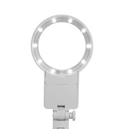 Lupa de solda multifuncional, Suporte de solda USB, Ferramenta de reparo, Luz LED, Desktop, 3X, 4.5X, 25X - Image 5