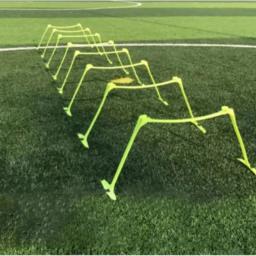 Futebol agilidade treinamento Hurdling, aeronave obstáculo, Pouco Hurdling, Treinamento de futebol, Salto Hurdling - Image 1
