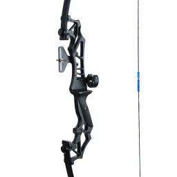 Straight Drawn Bow e Flecha para iniciantes, arco recurvo, tiro com arco para a caça, alvo, tiro, 20, 30, 40, 50lbs - Image 5