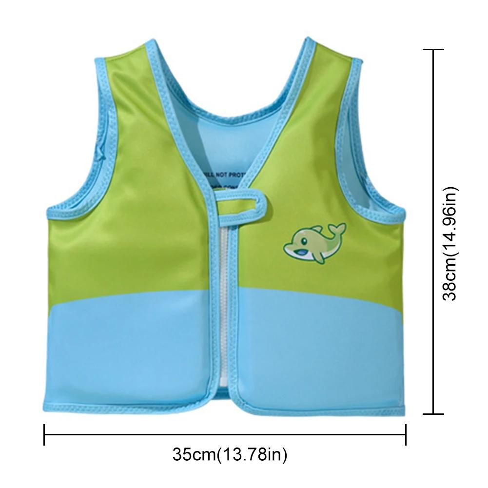 Colete salva-vidas infantil Cartoon, instrutor de natação, auxílio de segurança, roupas flutuantes, jaquetas flutuantes para piscina, esporte aquático - Image 1
