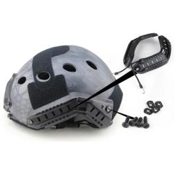 Tactical Fast Capacete Side Rail Set, Paintball Tiro Guia Trilho, ARC Capacetes Mount para MICH Fast MH BJ PJ Capacete Acessórios - Image 3
