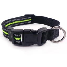 Colarinho Refletivo de Nylon para Animais de Estimação, Coleira Ajustável, Coleira de Cachorro, Suprimentos para Manga de Gato, Opcional Multicolorido, Acessórios, 1Pc - Image 5