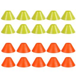 10 pces mark disk cone de futebol multi-sport formação espaço cones para o esporte de futebol 24bd - Image 2