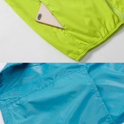 JNLN-Jaquetas impermeáveis para homens e mulheres, Quick Dry, Camping Windbreaker, Unisex Outdoor Trekking Raincoat, Roupas anti UV embaláveis - Image 4