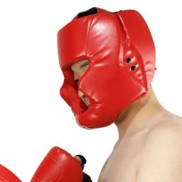 Capacete de boxe completo para crianças e adultos, treinamento Muay Thai, chapelaria Sparring Boxing, equipamento de ginástica, guarda-cabeça de Taekwondo - Image 5