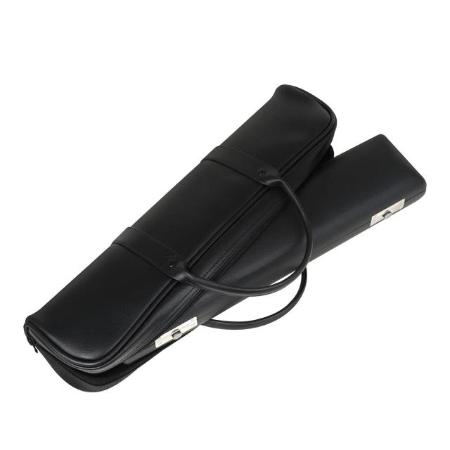 Conjunto Premium de Flautas com 16 Buracos em Estojo de Couro Portátil e à Prova d'Água - Acessórios de Proteção para Instrumentos Woodwind