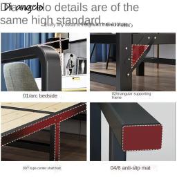 Cama dobrável portátil para adultos, soneca dobrável, cama de escolta retrátil, mobília doméstica simples, instalação gratuita - Image 3