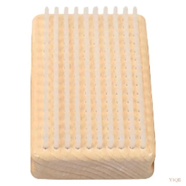 Y1QE Escova Snowboard Latão/Nylon/Crinha de Cavalo Manutenção Cera