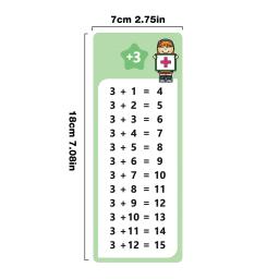 Cartões de Treinamento Matemáticos para Crianças, Ensinando Aids, Self Check, Sala de Aula, Home Learning, Professor, Montessori, 60 pcs - Image 2