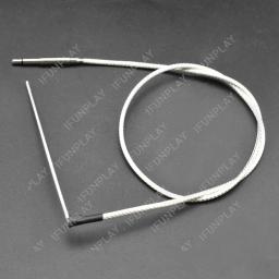 Super Slim 0.9MM Espessura Sob Guitarra Saddle Piezo para Captador de Guitarra Acústica Guitarra Prata EQ Acessórios - Image 4