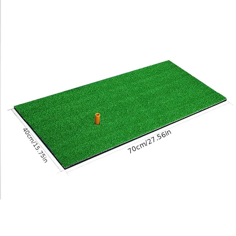 Tapete de Golfe PGM Portátil com Assento de Borracha, Treinamento de Golfe para Escritório Interno