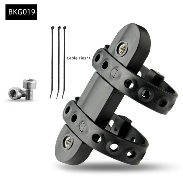 Suporte de Silicone para Garrafa de Bicicleta - Adaptador de Montagem Versátil para Guidão, Tubo do Selim e Quadro