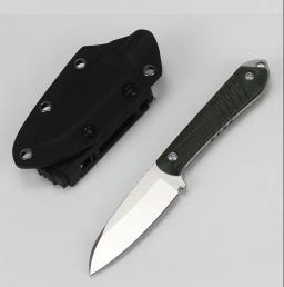 FREETIGER-Faca reta com bainha K, 14C28N, lâmina de aço, alça Micarta, ao ar livre, caça, camping, Bushcraft, EDC - Image 1