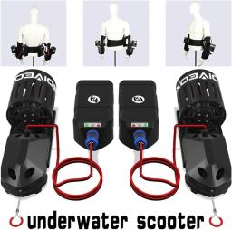 Scooter subaquático à prova d'água, equipamento elétrico para mergulho com snorkel, scooters auxiliares de mar, para natação, mergulho, singlehost - Image 5