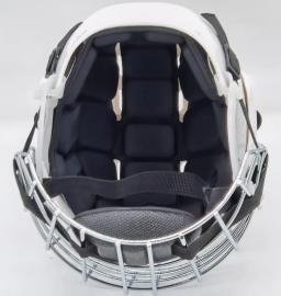 Capacete de hóquei ajustável para homens e mulheres, máscara facial Combo, engrenagem protetora, amp - Image 5