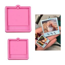 Resina epóxi Molde Photo Frame, Tag Dog Pendant, Molde De Silicone, Artesanato DIY, Fazer Jóias Acessórios - Image 1