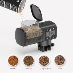 Alimentador automático de peixes para aquário Alimentador automático inteligente, sincronismo digital, Wi-Fi, controle remoto sem fio - Image 3
