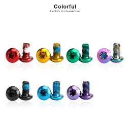 12pçs parafusos torx de rotor de freio a disco de bicicleta t25 m5x9mm, parafusos de fixação de bicicleta de estrada de aço inoxidável, acessório colorido de ciclismo, peça mtb - Image 3