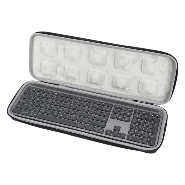 Estojo Rígido à Prova D'Água para Teclados Logitech MX - Bolsa Protetora para Teclado Iluminado Sem Fio