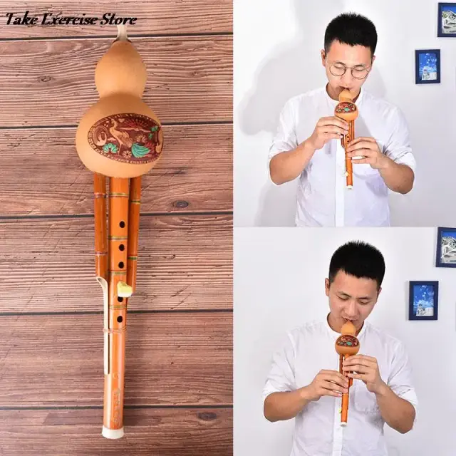 Flauta Hulusi de Bambu: Instrumento Musical Étnico para Iniciantes e Amantes da Música