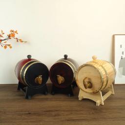 Barril de envelhecimento de carvalho americano feito à mão premium personalizado ótimo para uísque cerveja vinho bourbon tequila e rum para casas - Image 6