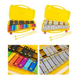 Profissional glockenspiel e dois maletes com 27 nota xilofone para pré-escolar bebê crianças iniciantes instrumento musical - Image 5