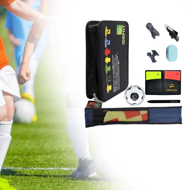 Bolsa Completa para Árbitro de Futebol com Cartões e Apito Inclusos