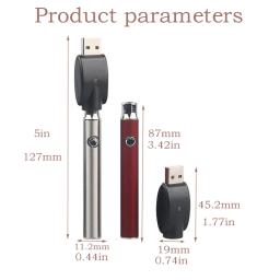 Caneta de tensão ajustável Smart Power, Caneta de bateria 510 fio, Mini kit de ferro de solda com carregador USB - Image 4