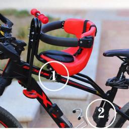 Assento de bicicleta frontal para criança, Baby Safety Carrier, Kids Saddle, Acessórios de bicicleta - Image 2