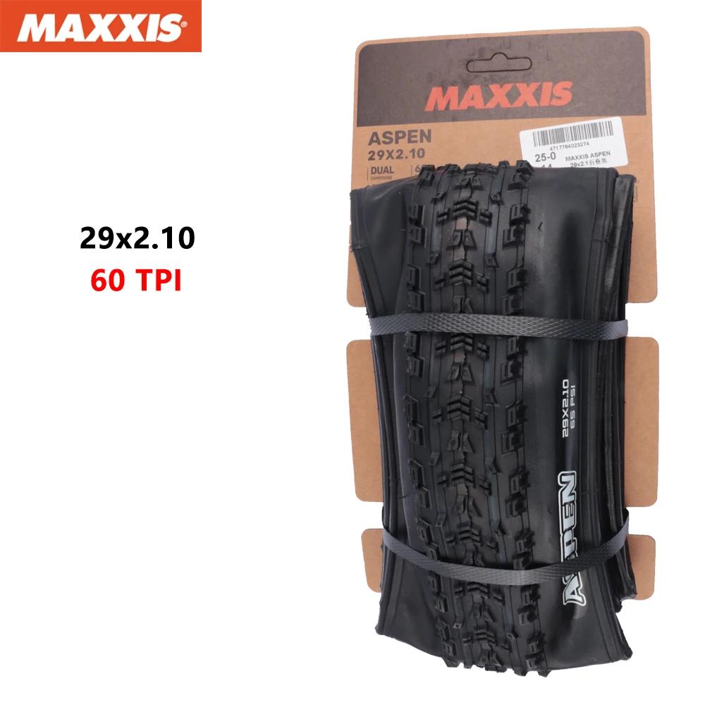 Maxxis aspen st pneu de bicicleta dobrável anti punctura tubelss pneu de bicicleta 29x2.1 29x2.25mountain original xc pneus de bicicleta off-road - Image 1