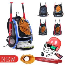 Mochila de beisebol softball com compartimento de sapatos, Bolsa de bastão softball ao ar livre para jovens e adultos, Bolsa de ombro esportiva grande capacidade - Image 1