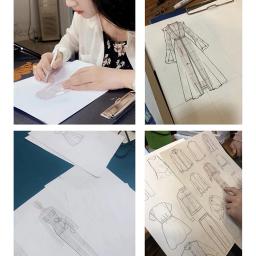 Régua De Ilustração De Moda Para Design De Roupas, Modelo De Costura, Ferramentas De Costura, Ferramenta Doméstica, Figura - Image 4