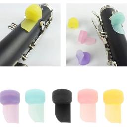 Soft Silicone Clarinete Oboe Polegar Almofada Descanso, Polegar Protetor para Instrumento de Sopros, 5 Cores, Pacote de 5 - Image 5