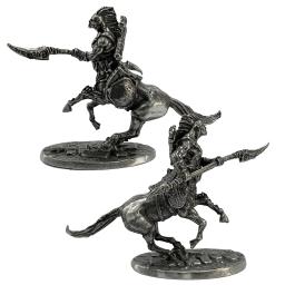 Metal Cavaleiros Medievais para Homens, Centauro do Exército, Cavalaria Soldado Estatuetas, Miniaturas, Cobre, Presentes, Enfeites de Carro, Decorações, Artesanato - Image 4
