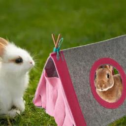 Hamster sentiu pano tenda pequenos animais abrigo casa cobaias furões chinchilas ouriços coelhos ninho gaiola cama acessórios - Image 4