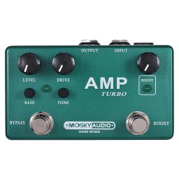 MOSKYaudio-AMP TURBO BOOST Overdrive Pedal De Guitarra, Acessórios Metal Shell Effect, Pedal De Instrumentos Musicais Com Impulsionador Limpo - Image 3