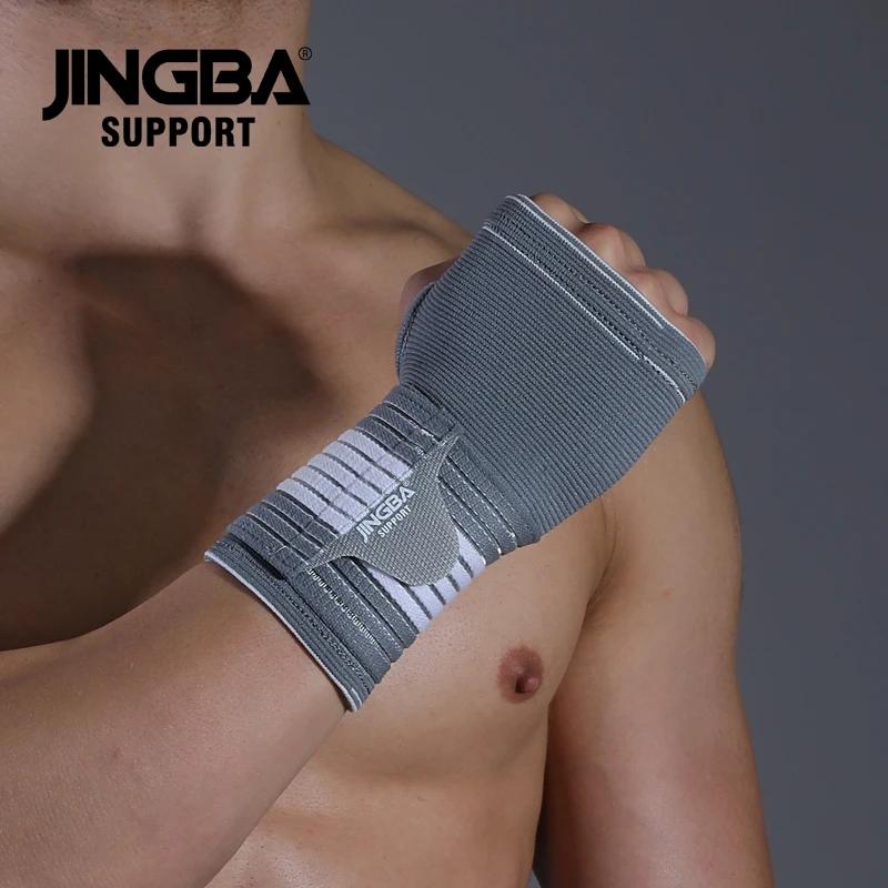 JINGBA-Mão e Pulso Suporte Strap Compressão para Fitness, Boxing Handwraps, Suporte Bandagem, Halterofilismo, Drop Shipping, 1Pc - Image 1