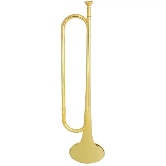 Trompete Retro Bb Flat SLADE com Bocal em Latão - Ideal para Bandas Escolares, Cavalarias e Orquestras