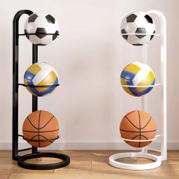Crianças indoor rack de armazenamento de basquete casa colocar bolas cesta de armazenamento de futebol colocado prateleira jardim de infância suporte de vôlei - Image 3