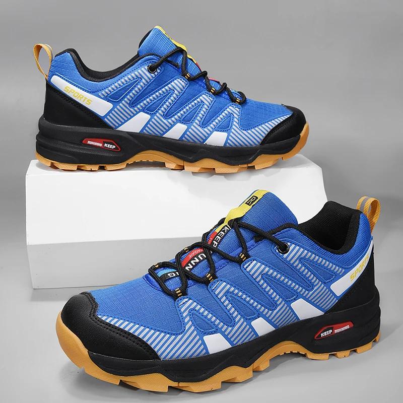 Sapatos de caminhada ao ar livre para homens, botas de trekking, tênis de escalada, caminhadas esportivas, jogging respirável, turismo de campismo, novo - Image 1