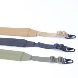 Caça tática rápida ajustável mk2 rifle sling cinta tiro 2 pontos acolchoado arma sling alça de ombro - Image 3