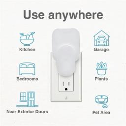 Armadilha elétrica para insetos com placas adesivas, zappers multifuncionais para insetos com almofada adesiva para porão da sala de estar - Image 5