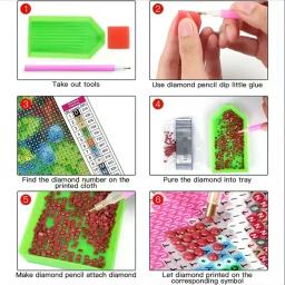 Kit de pintura diy virgem maria diamante bordado diamante, pintura a óleo cor, arte artesanal do mosaico, decoração de casa, 5d, novo, 2024 - Image 4