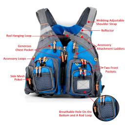 Jaqueta salva-vidas super flutuante para adultos, caiaque, pesca, jet ski, esporte aquático, resgate de natação, rolamento máximo 95kg - Image 6