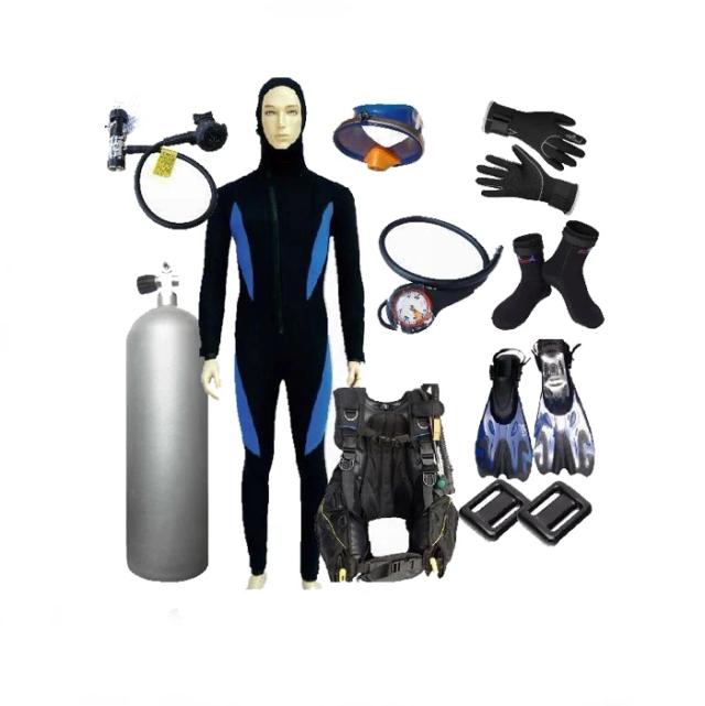 Conjunto Completo de Equipamento de Mergulho Aquático 2024